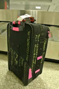 Scrivete il vostro nome sui vostri bagagli!