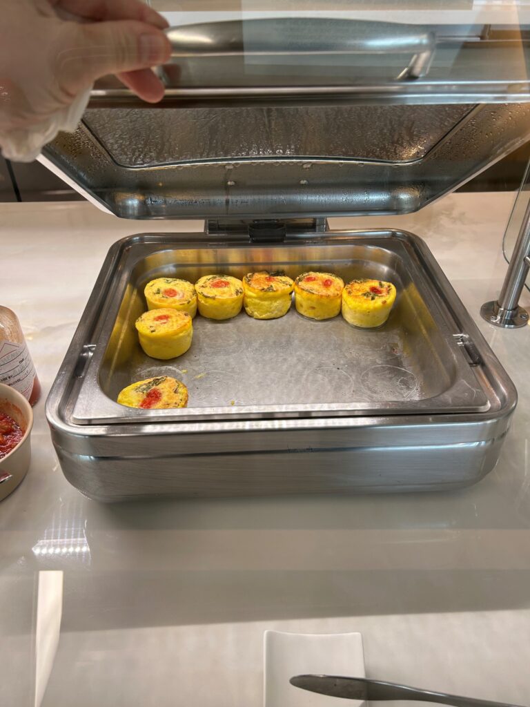a tray of food on a counter