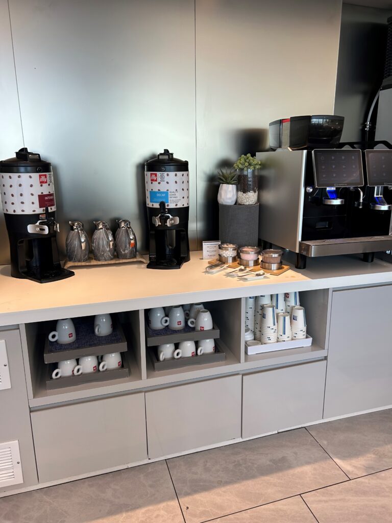a coffee machine on a counter