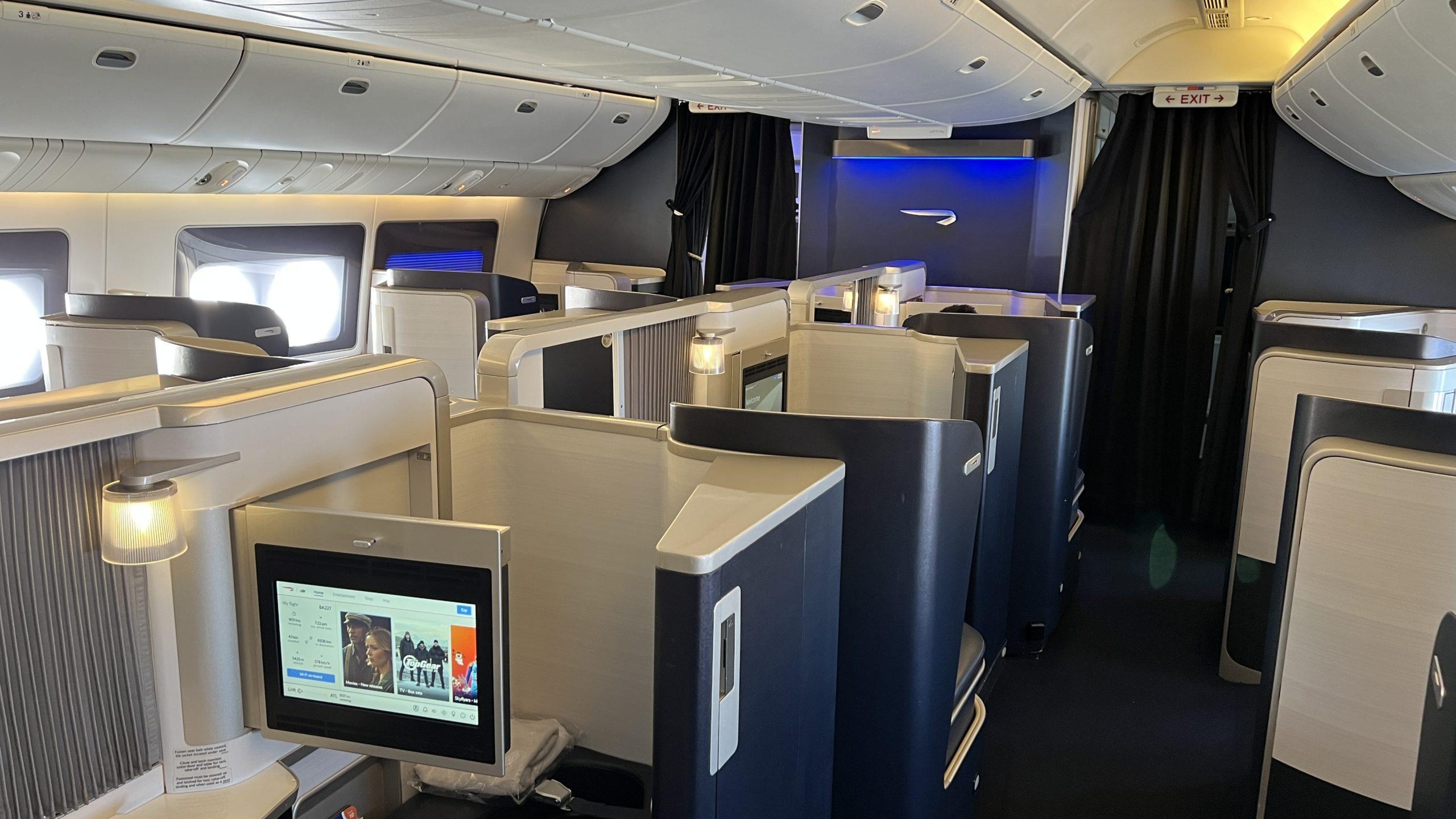 British Airways First Class London to Atlanta aboard the 777-300ER