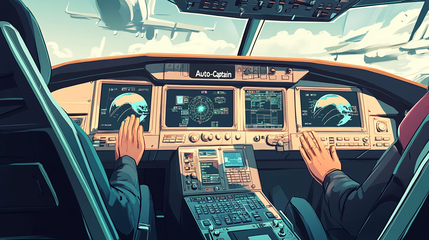 AI Now Flying Planes; Passengers Pray to the Algorithm—or at Least Hope for a Restart Button