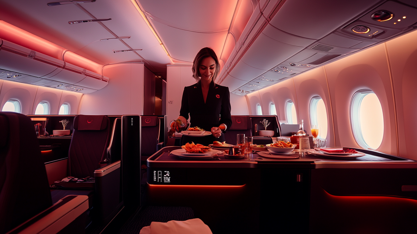 Image for Business Class Amenities and Comfort