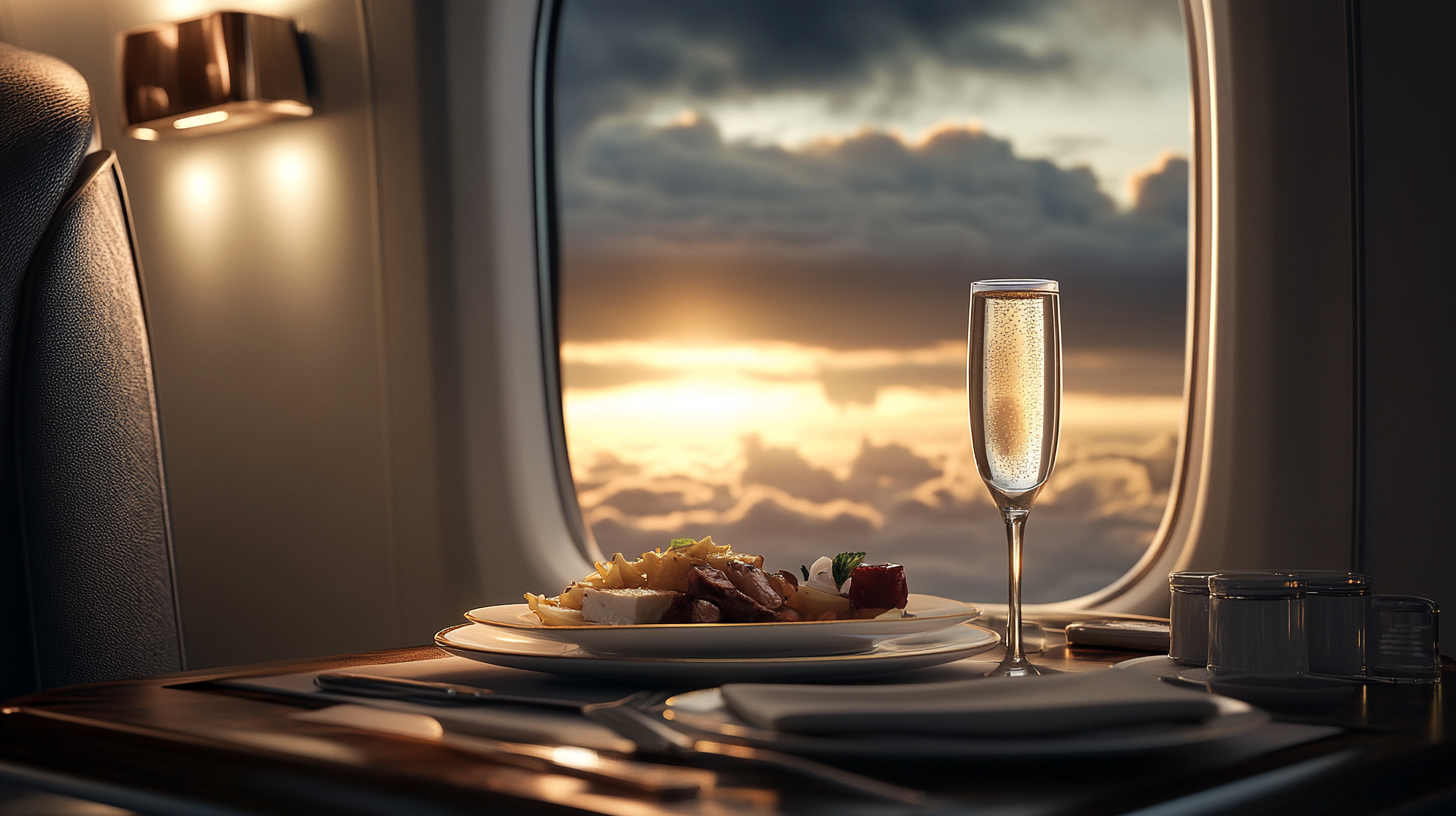 Image for Dining at 35,000 Feet