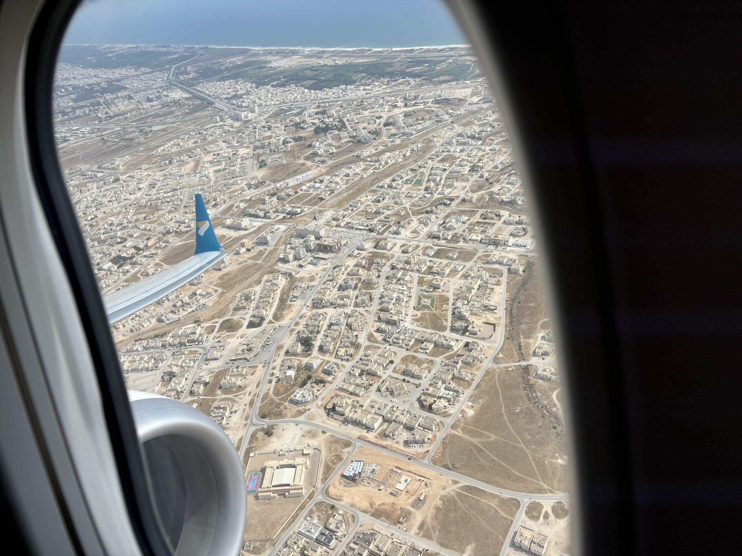 Omar Air Business Class 737 MAX 8 from Salalah to Muscat