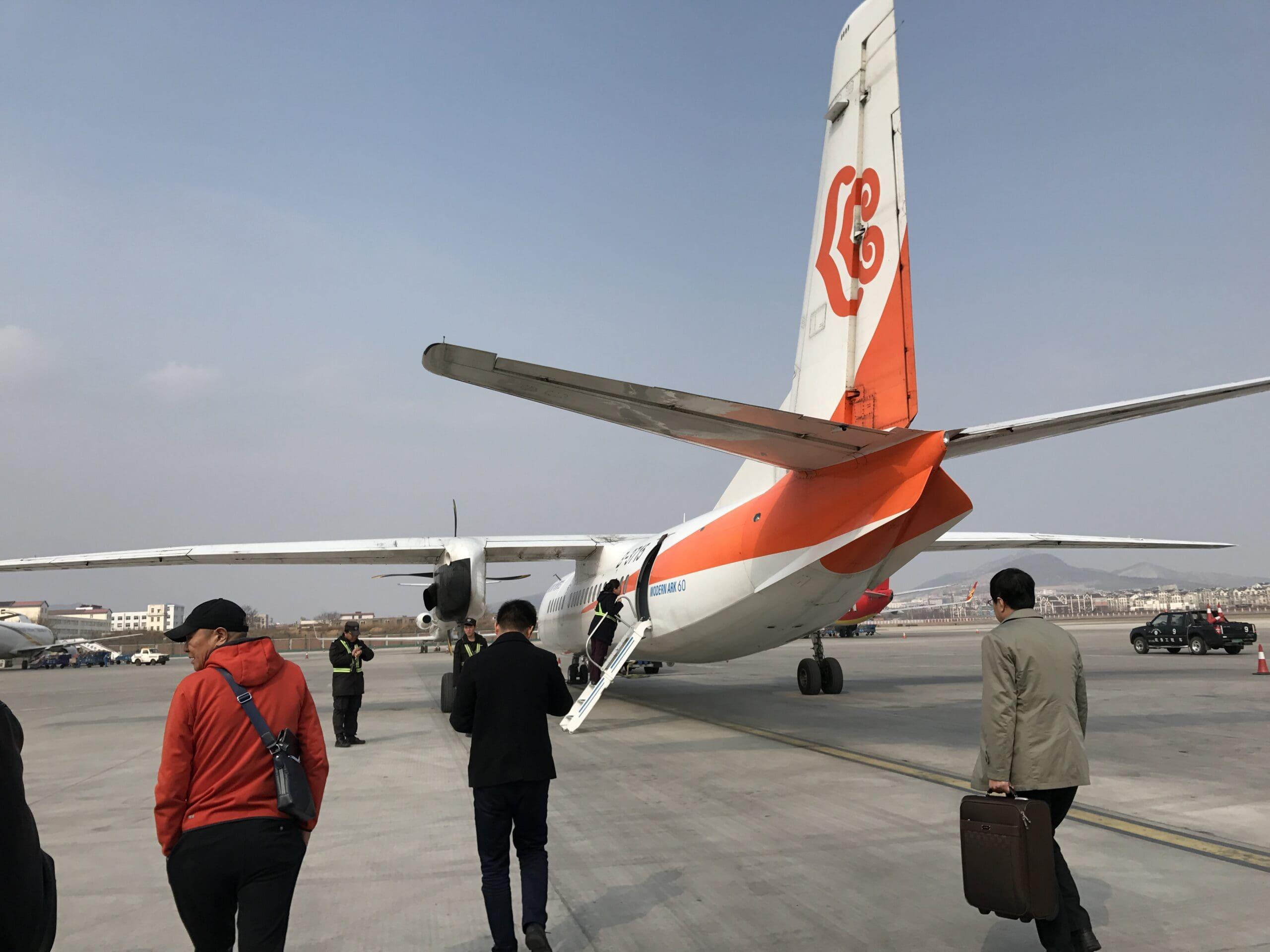 Experiencing China’s Rare Turboprop: Yantai to Dalian and back on a Joy Air Xian MA60