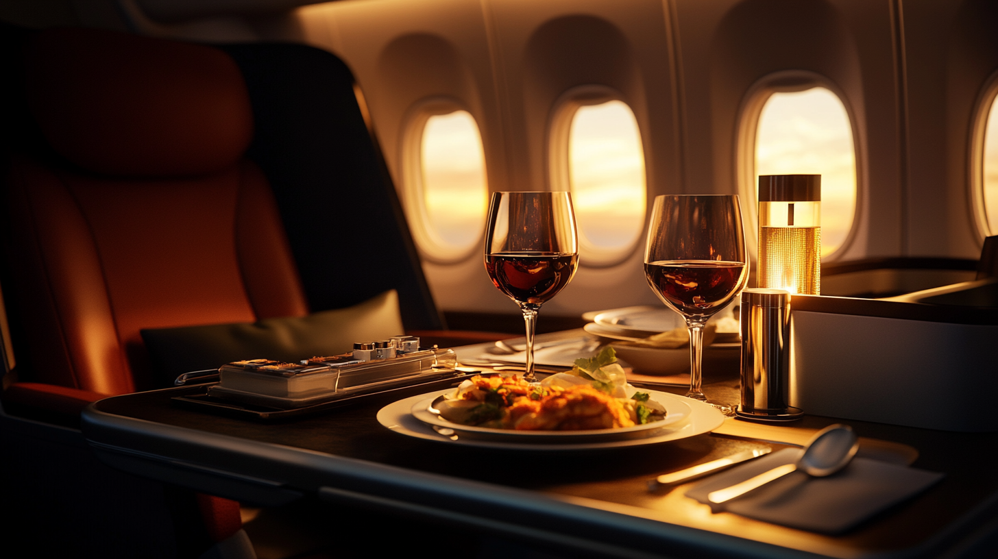 2. In-Flight Amenities and Dining