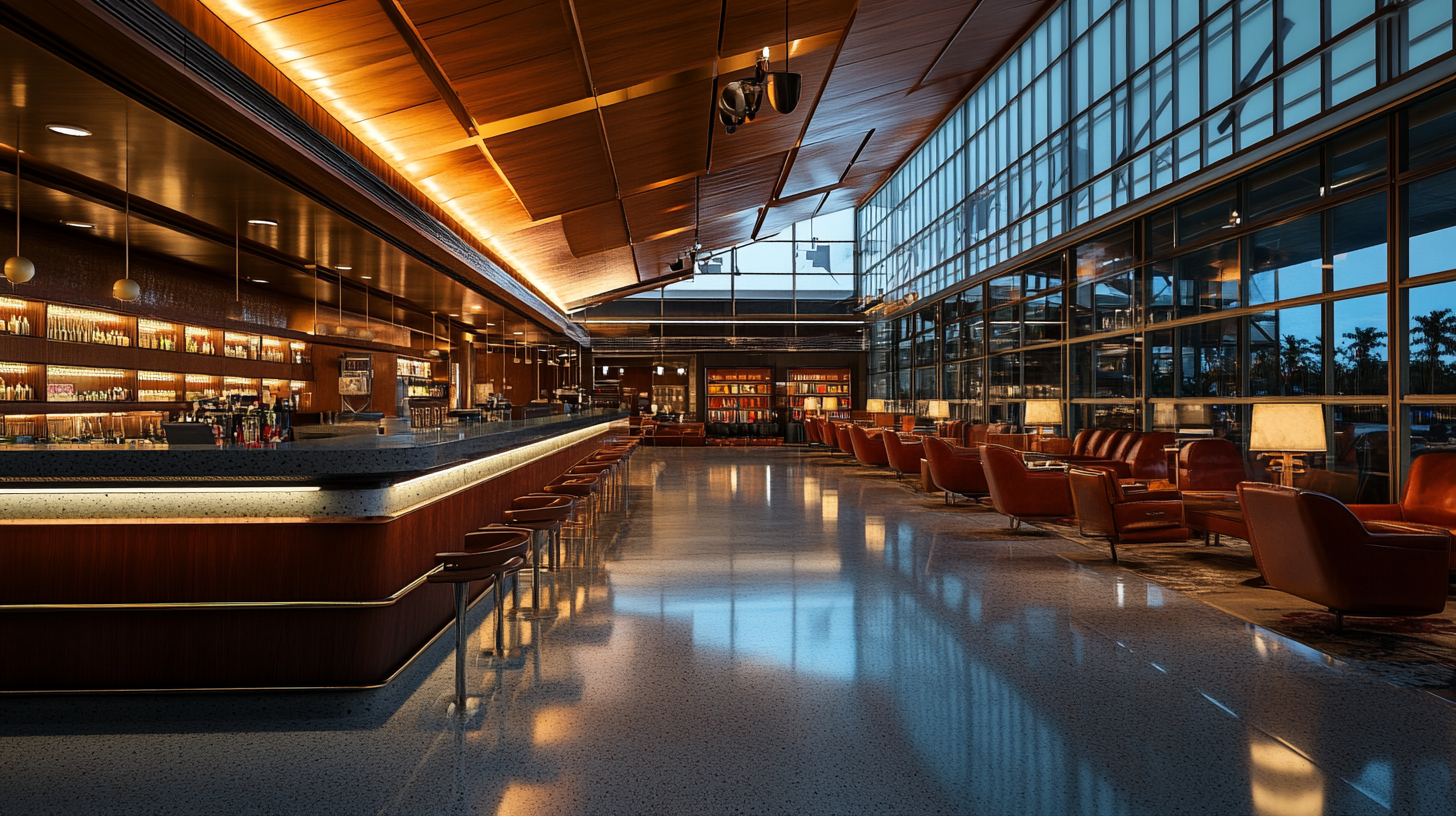 3.American Express Centurion Lounge