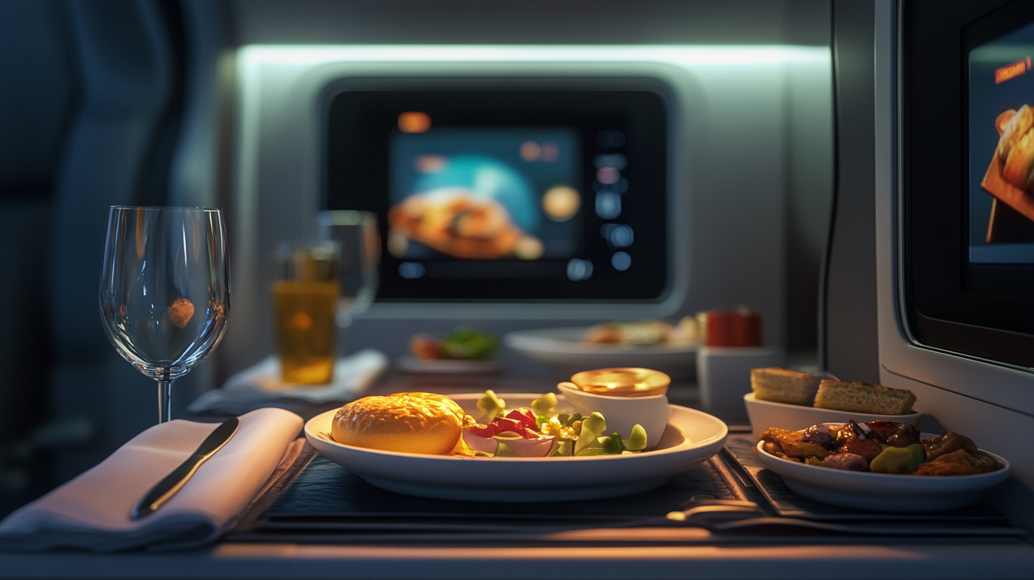 3. Meal Service and In-Flight Entertainment