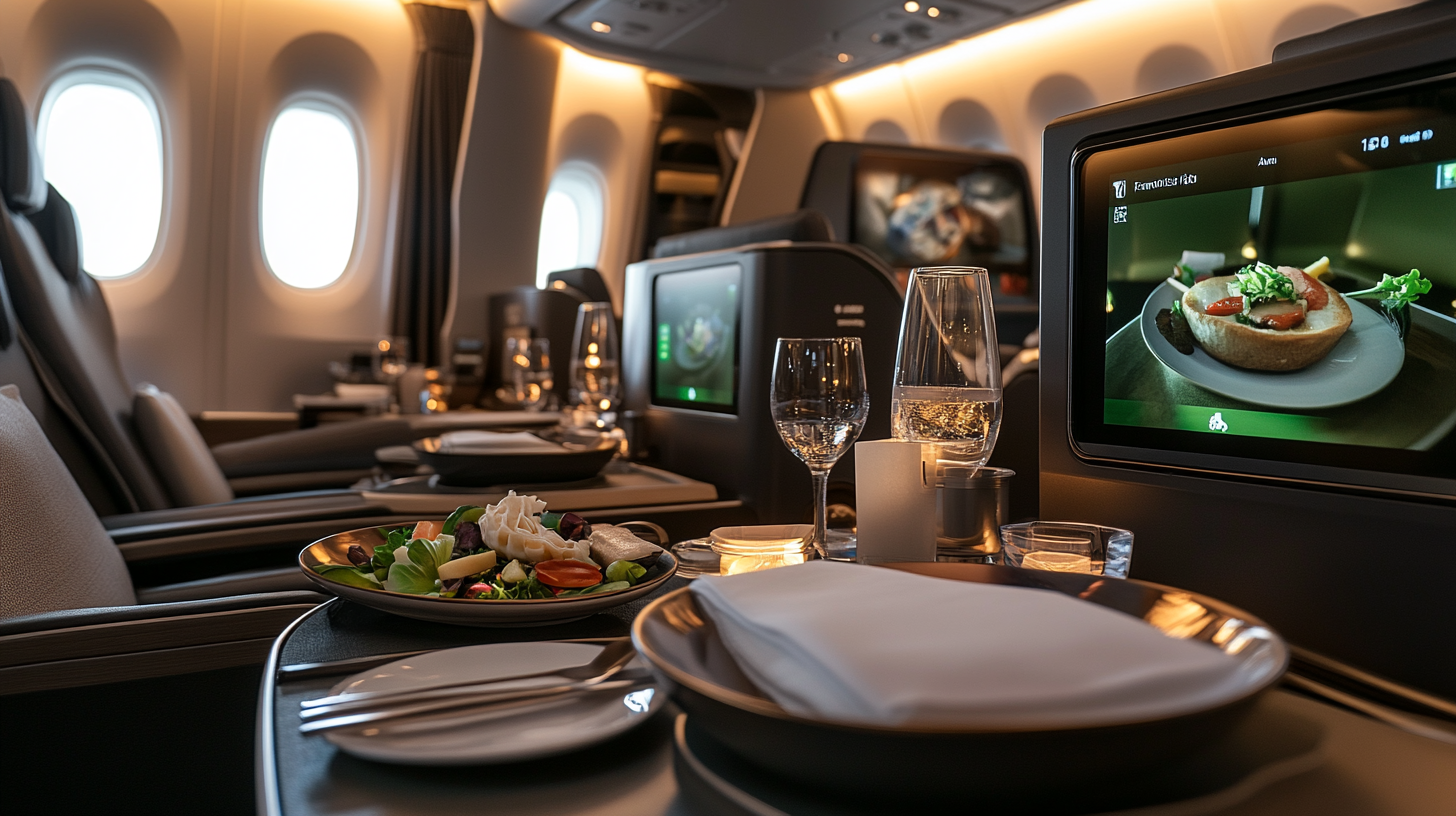 Dining and In-Flight Entertainment