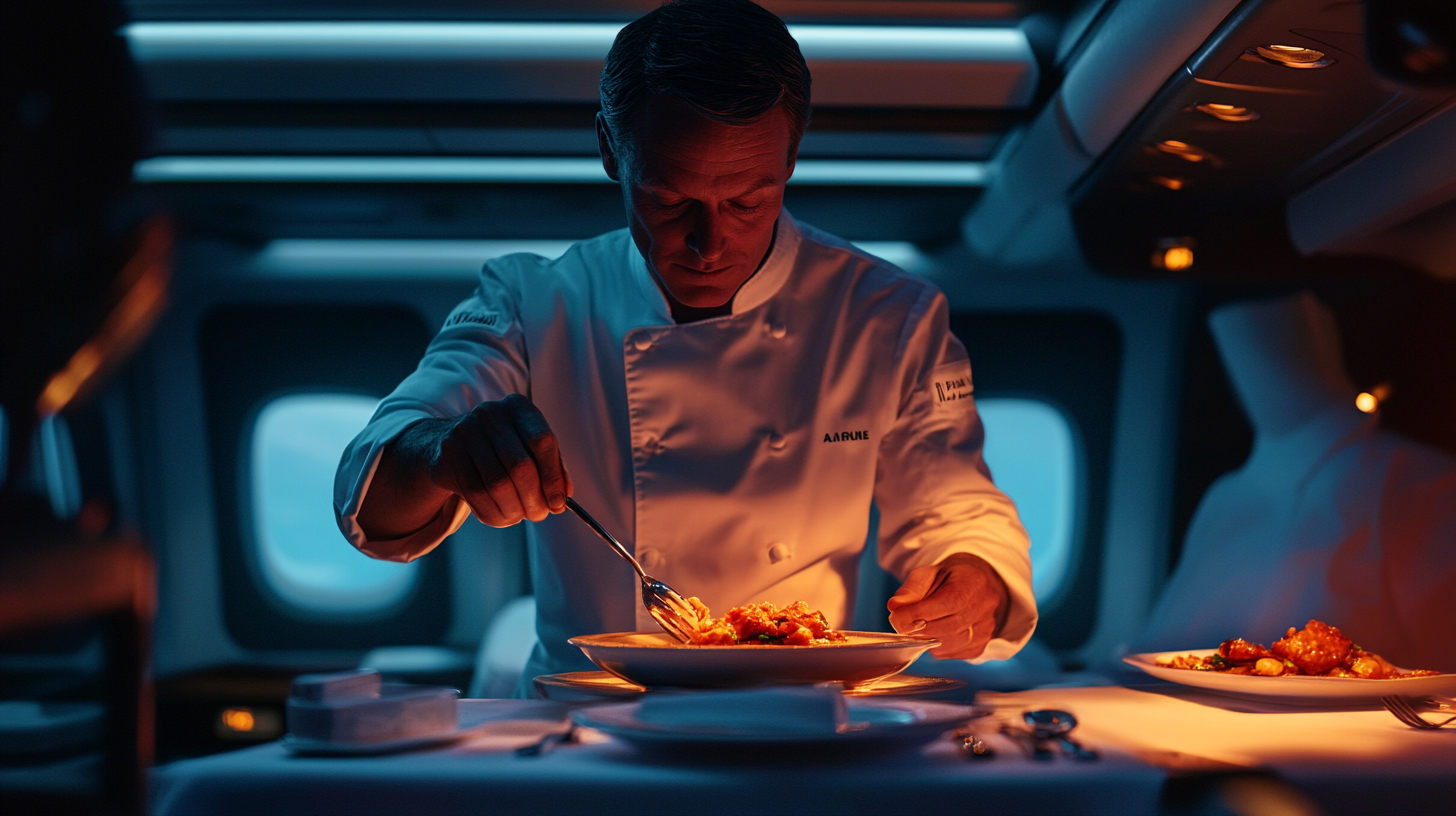 3. Michelin-Starred Dining at 35,000 Feet