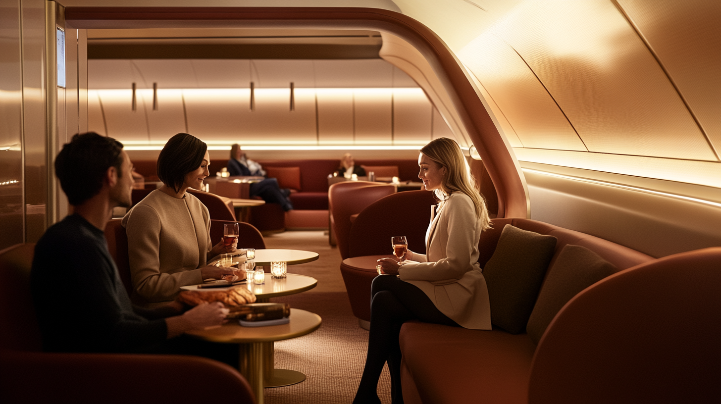 4. Lounge Upgrades and Long-Haul Comfort