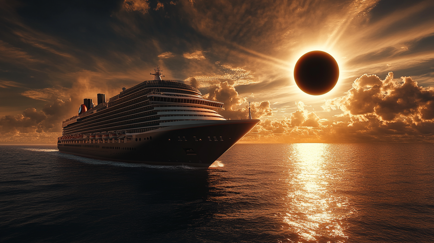 3.Cunard: Luxurious Eclipse Voyages