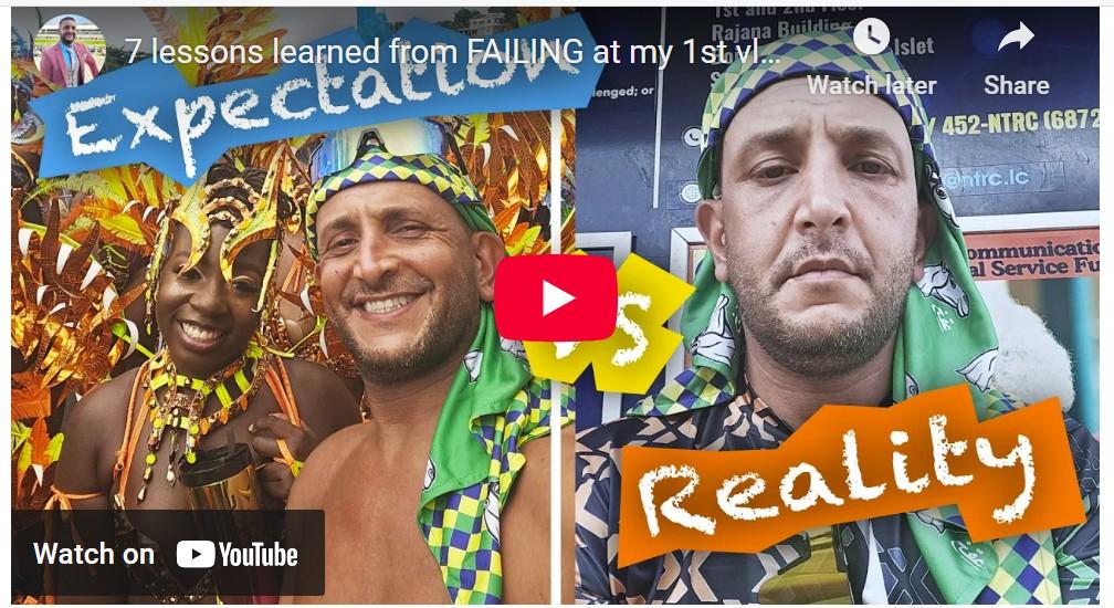 7 Lessons Learned from FAILING at My 1st Vlog: St. Lucia Carnival