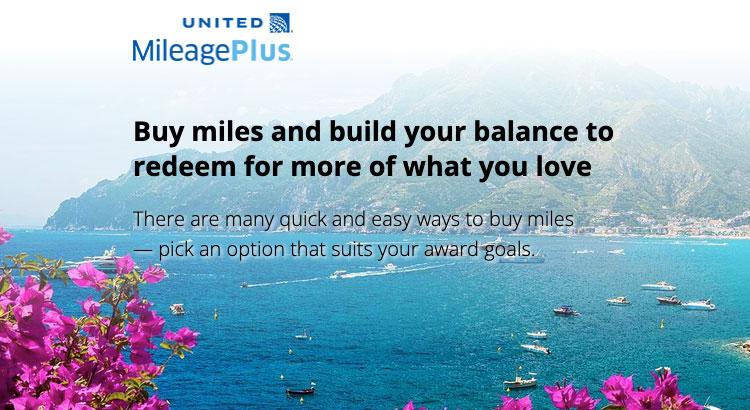 March 13 Bonus Offer Highlight: United MileagePlus – Up to a 100% or 50% discount for buying miles