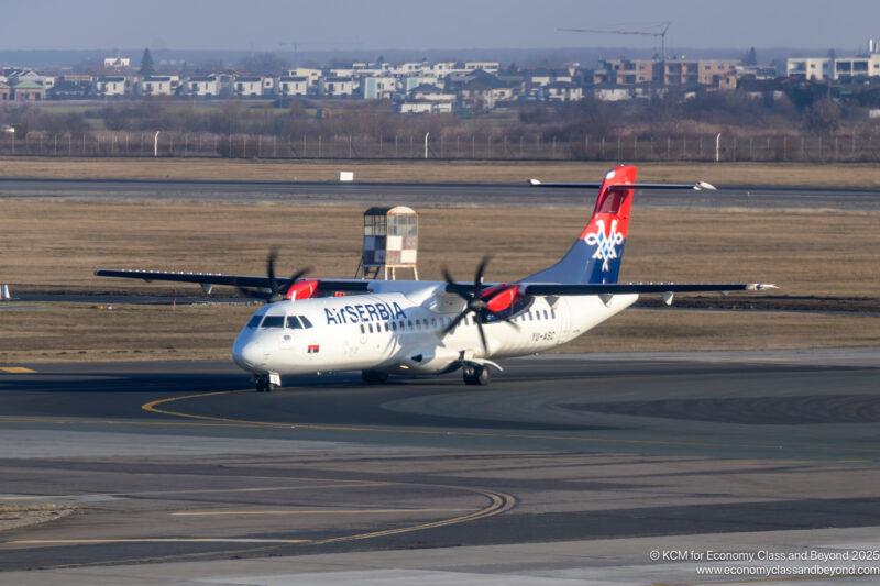 Airplane Art – Air Serbia ATR72-600 at Bucharest Henri Coandă Airport