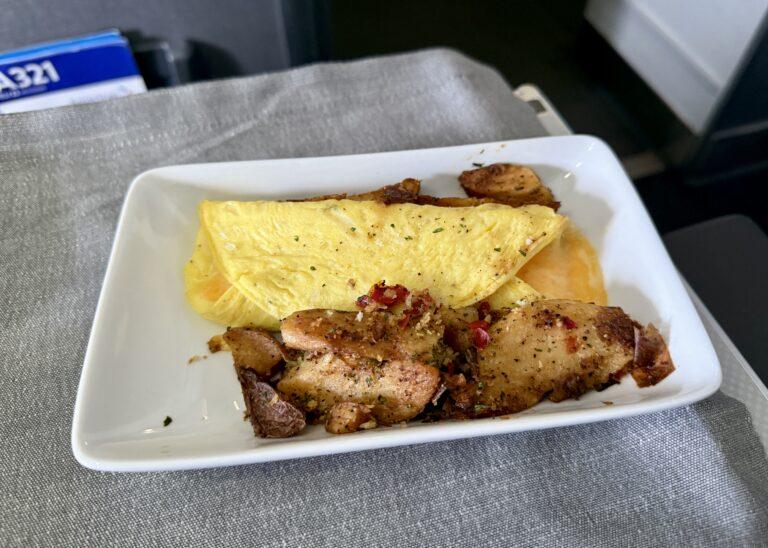 Taste Test: Three Cheese Omelet On American Airlines