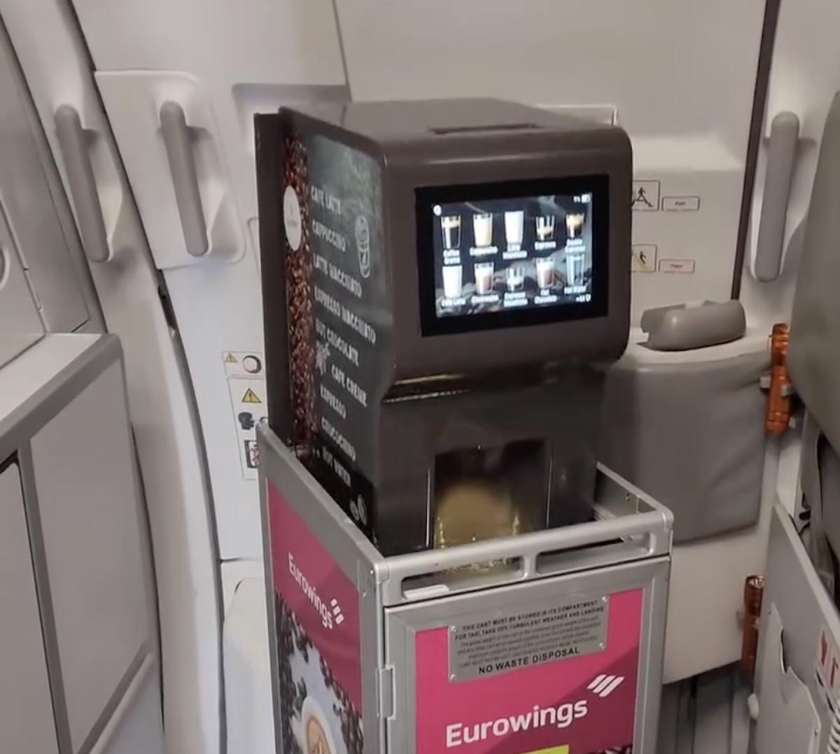 Cool: German Carrier Offers Espresso Specialties Onboard With Innovative Coffee Cart