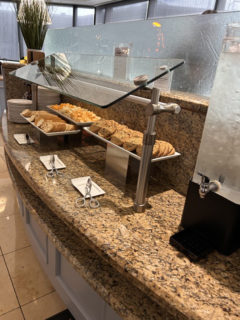 a tray of food on a counter