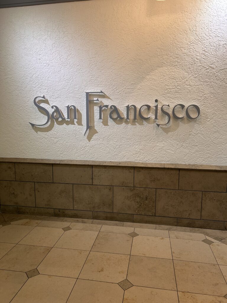 a sign on a wall