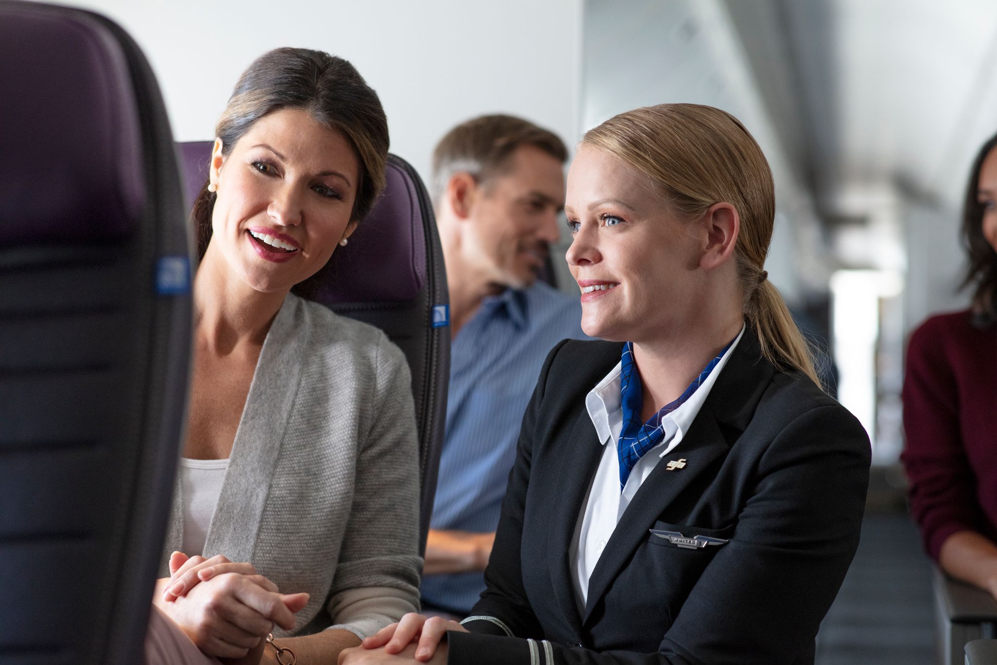 Starting May 28, United Airlines Flight Attendants Can Only Wear The American Flag on Their Uniforms