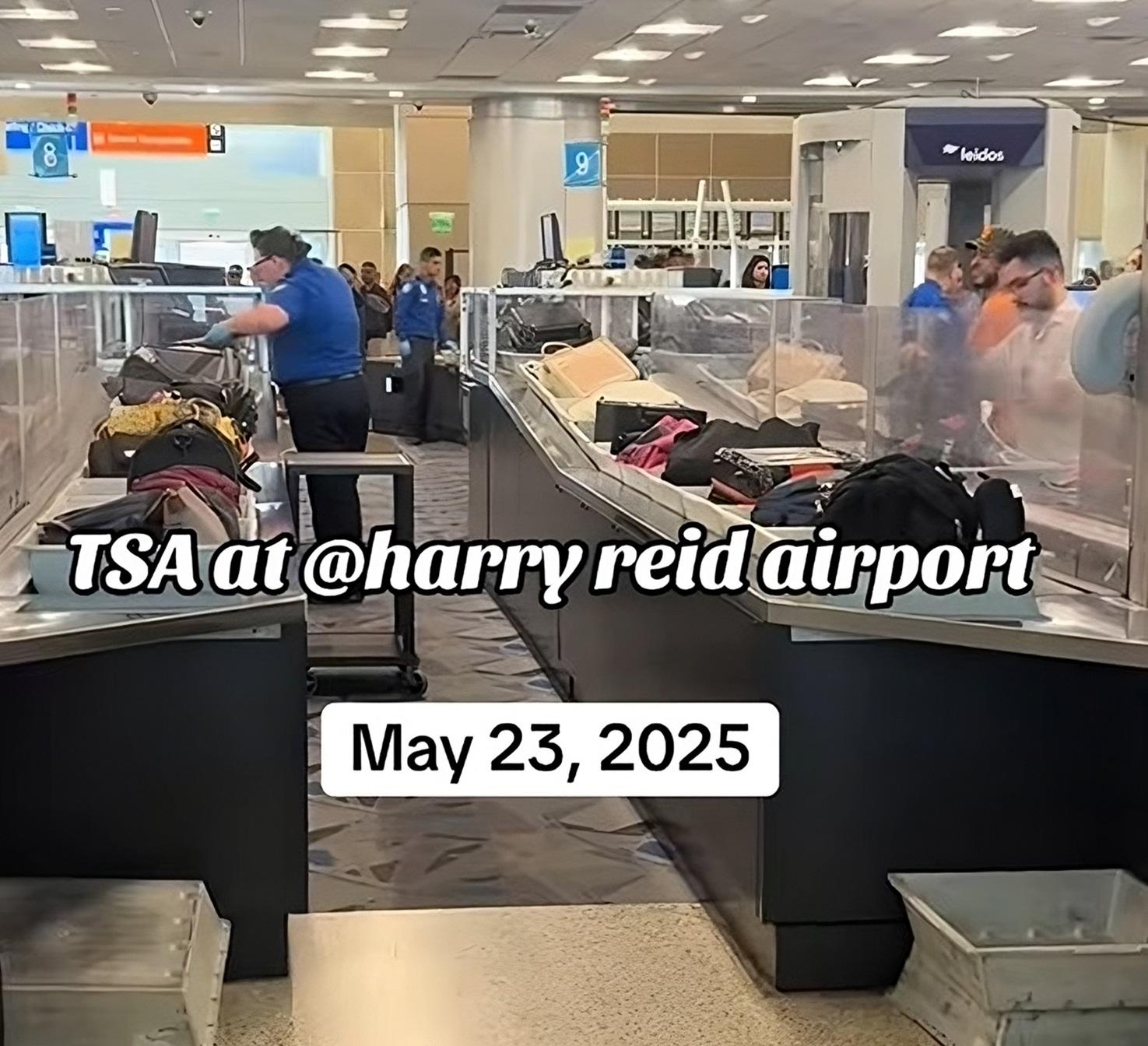 TSA Agents Break Into Song At Vegas Airport As Screening Slows And Bags Pile Up