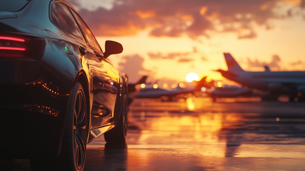 a group of airplanes on a runway