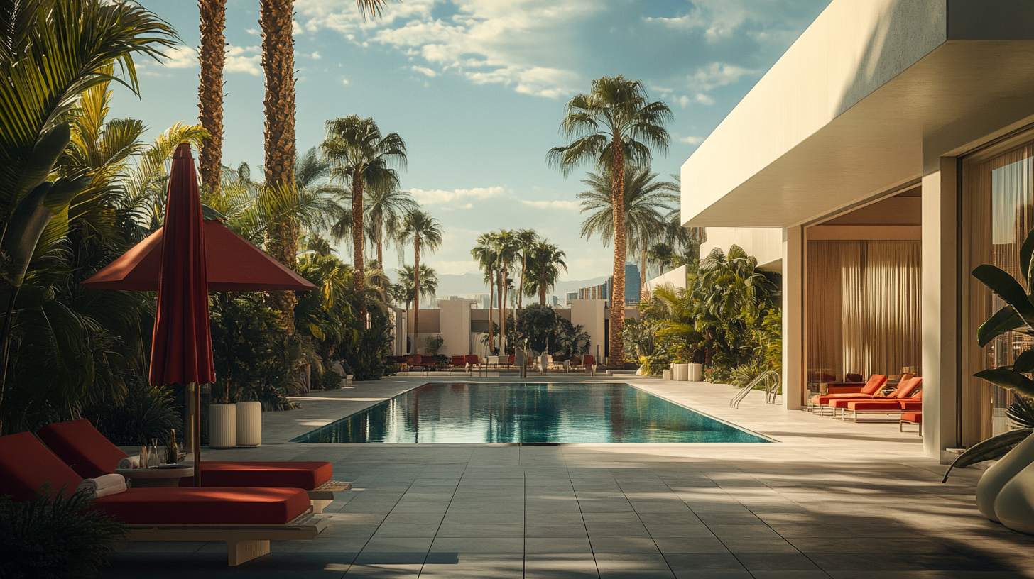 A Minimalist Oasis on the Strip