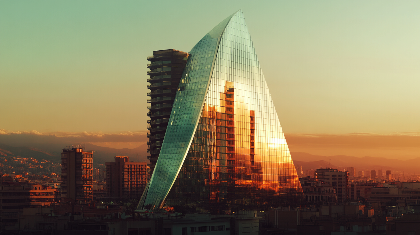 A Dazzling Sail-Shaped Landmark