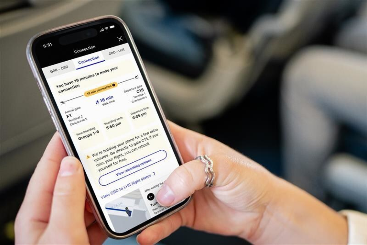United’s New App Feature Takes the Stress Out of Flight Connections… Here’s How It Works