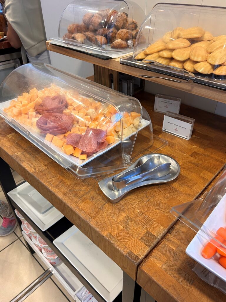 a tray of food on a counter