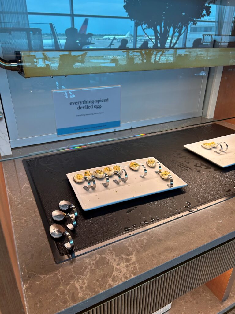 a tray of food on a counter