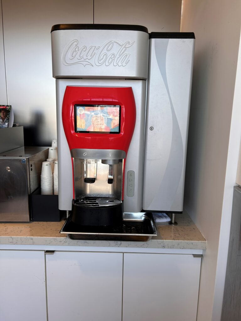 a machine with a screen on it