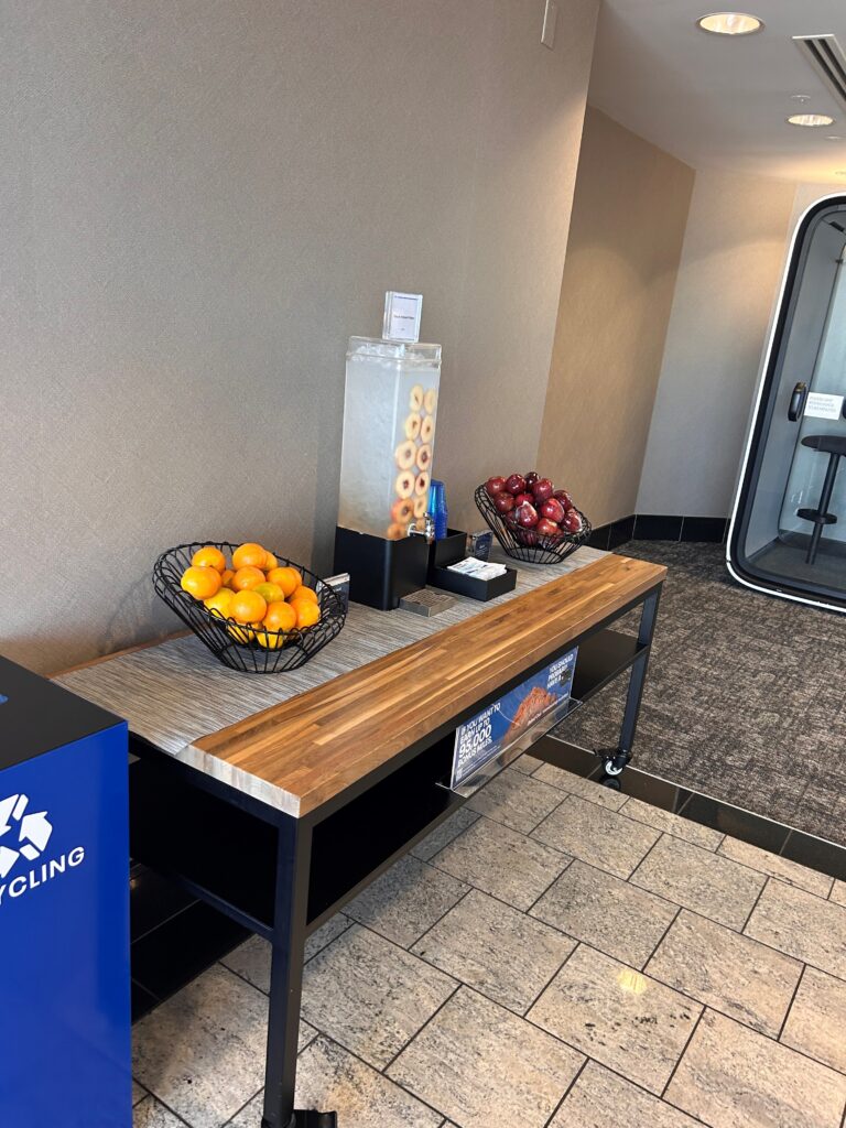 a table with fruit on it