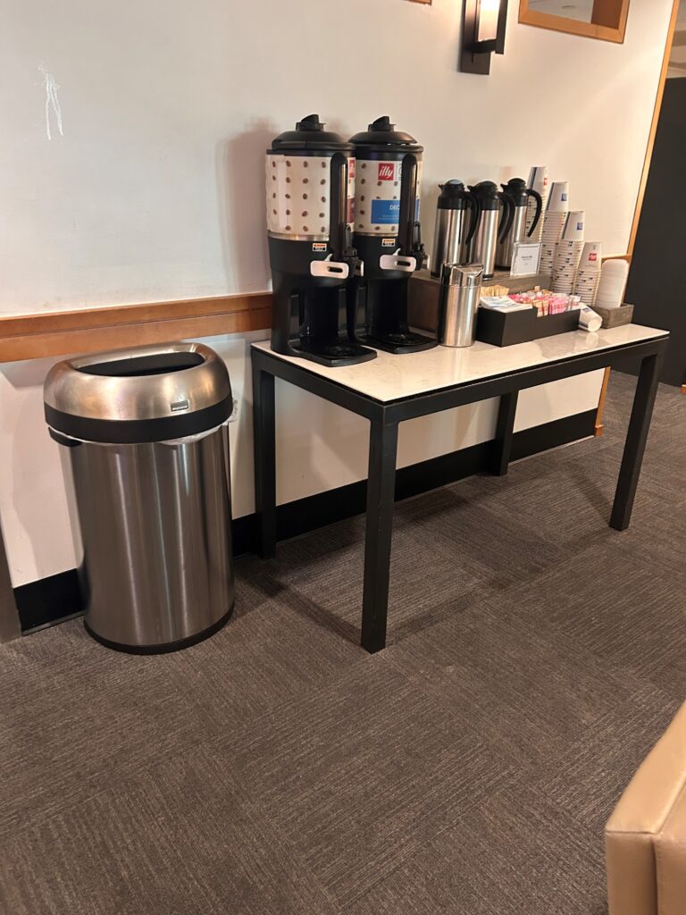 coffee machines on a table