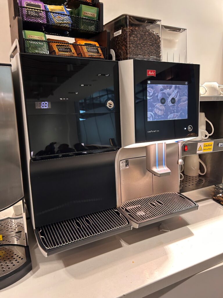 a machine with a screen on it