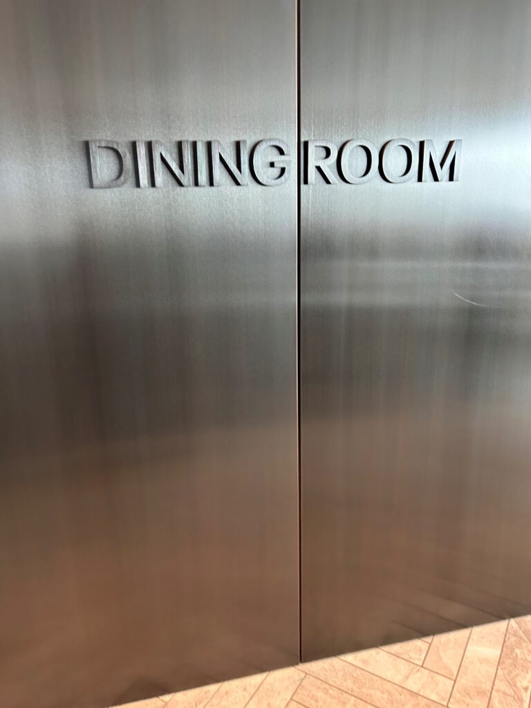 a close up of a door