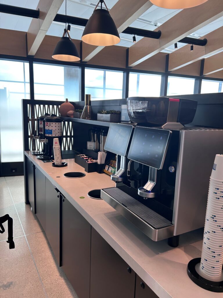 a coffee machine on a counter