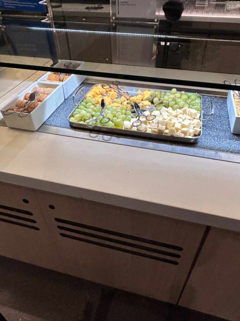 a tray of food on a counter