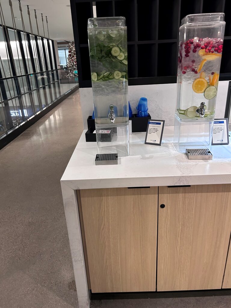a water dispenser on a counter