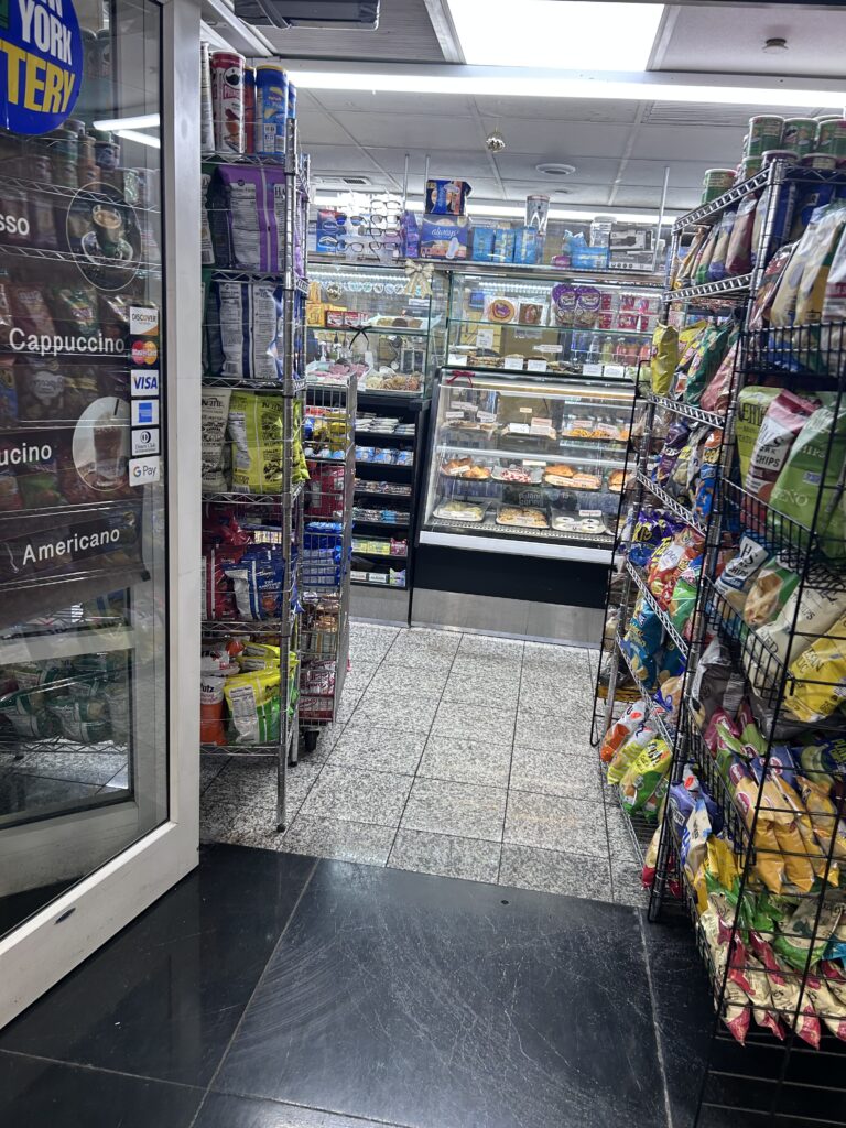 a store with shelves of food