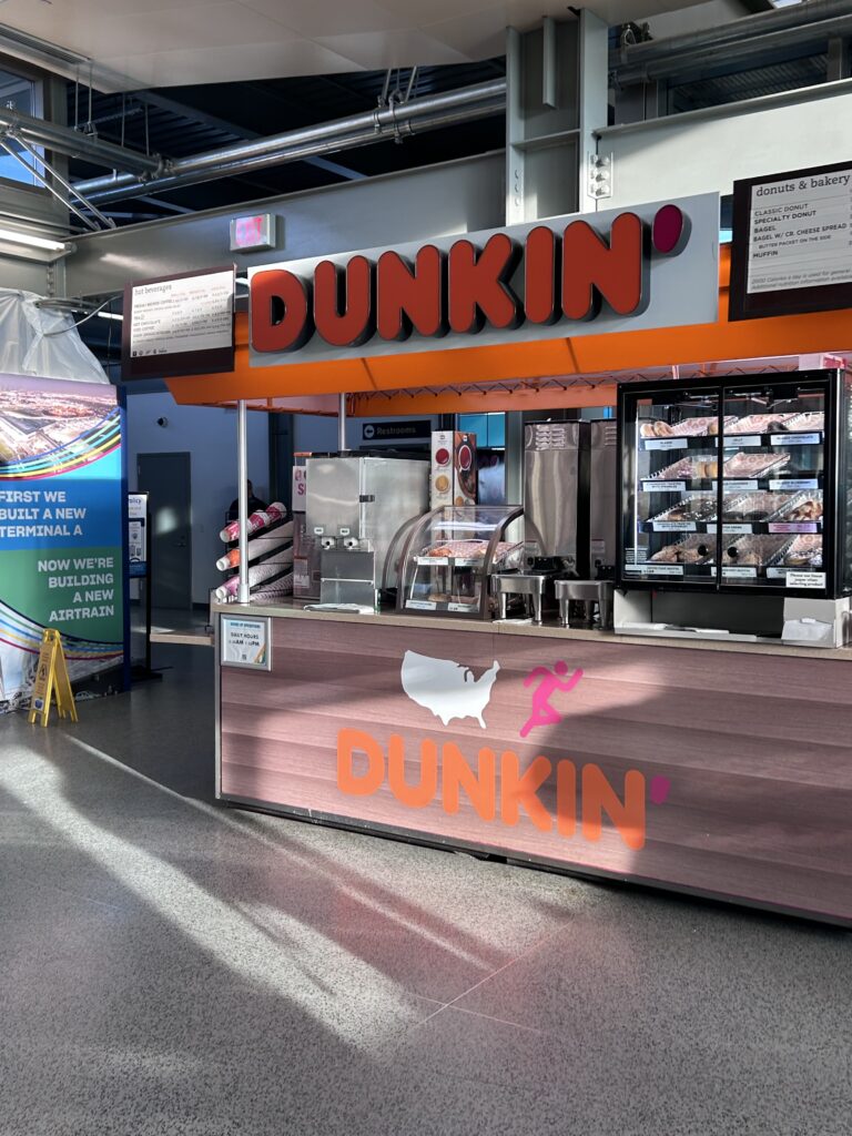 a food stand inside a building