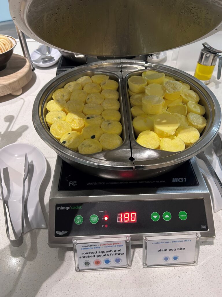 food in a bowl on a scale