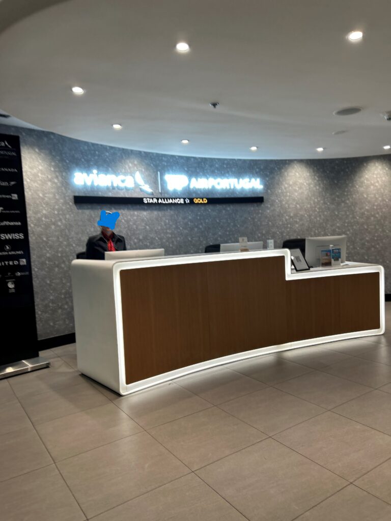 a person standing at a desk