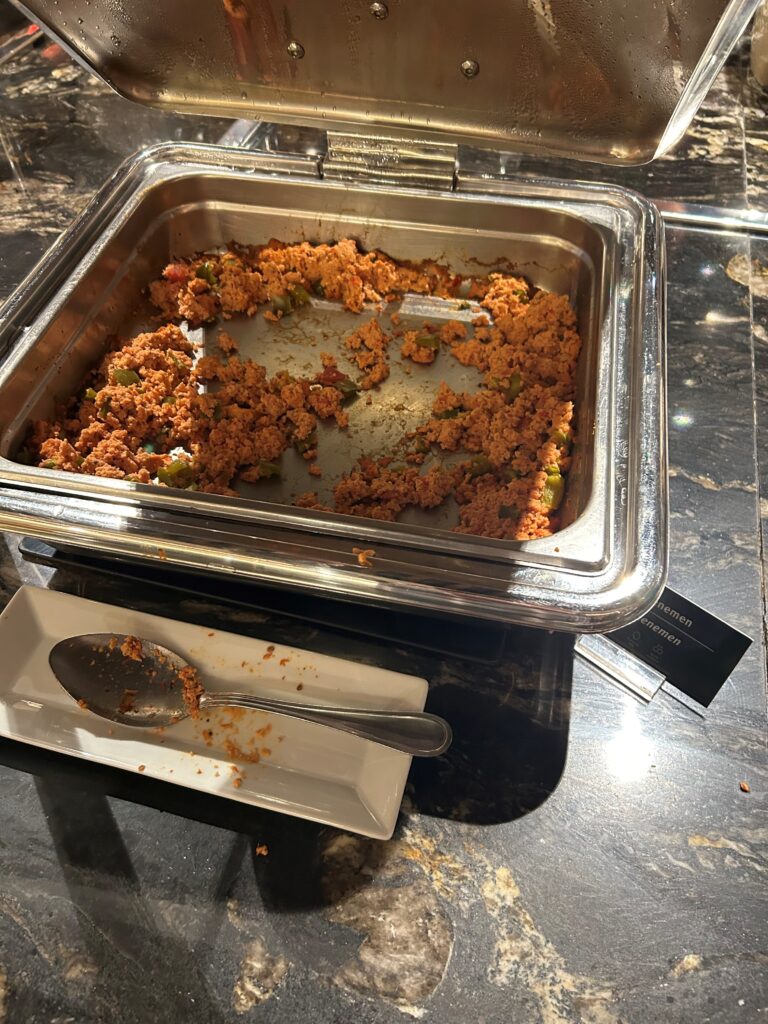 a food in a container