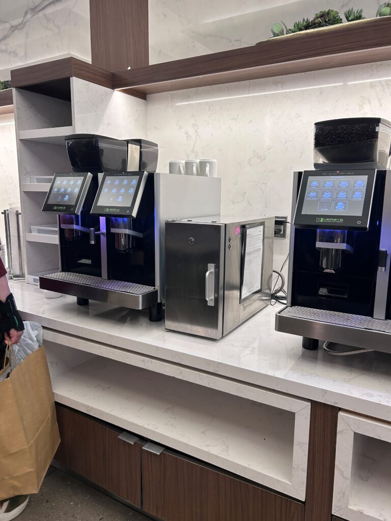 a machine on a counter
