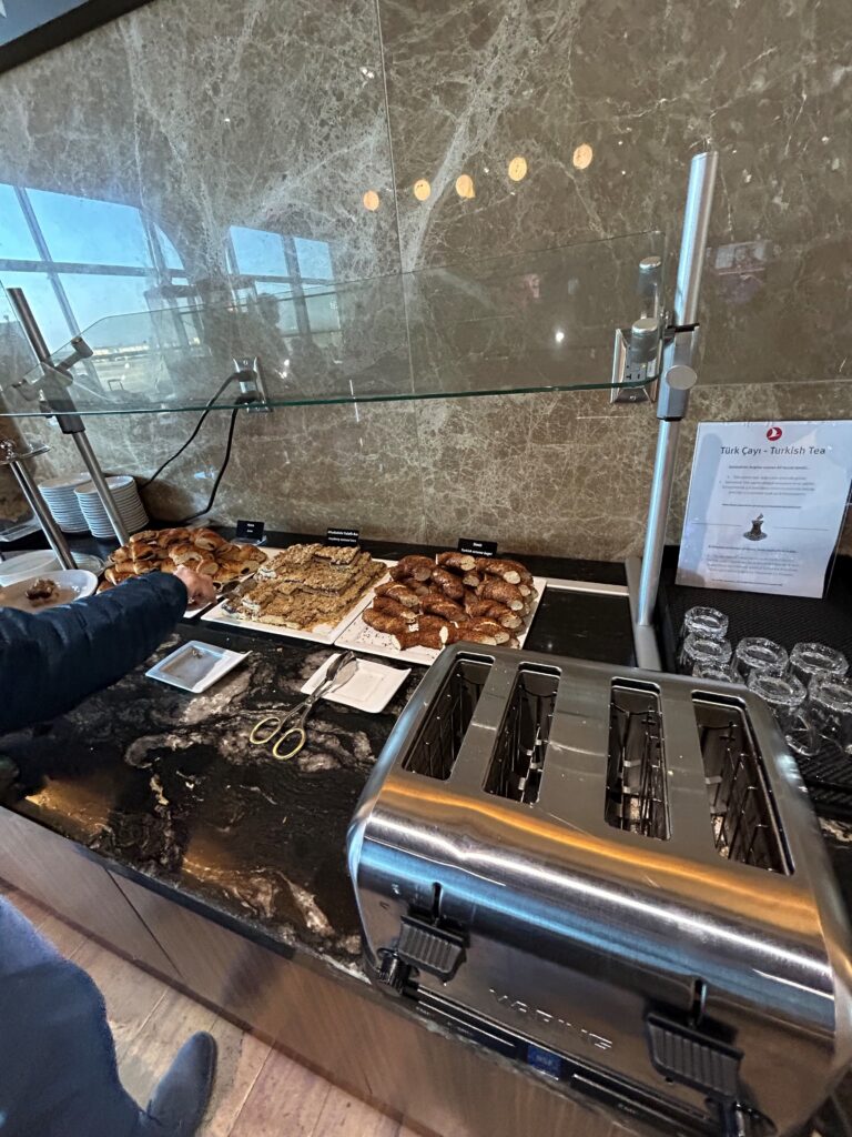 a food on the counter